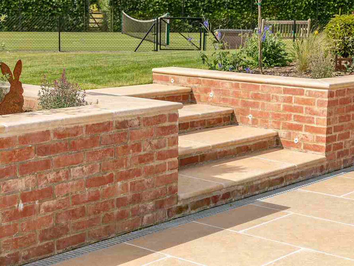 Brick Garden steps Brick Garden steps